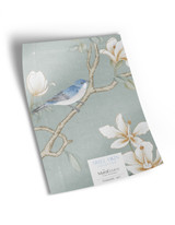 10" x 13" sample of Fenimore; sky chinoiserie