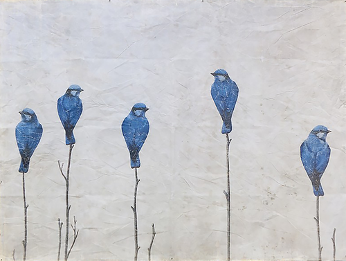 Blue Birds (Large)