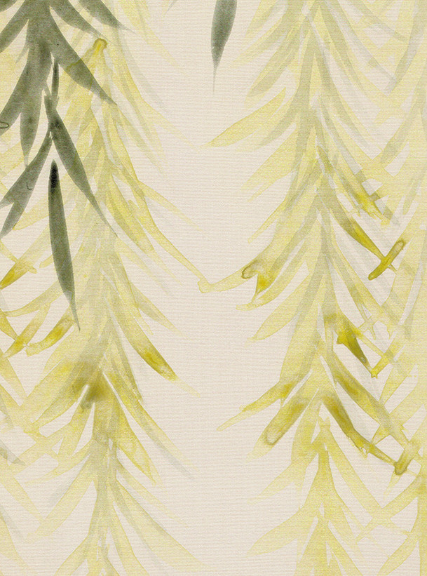 Willow, printed mural wallpaper by Paul Montgomery. Up-close detail shot.
