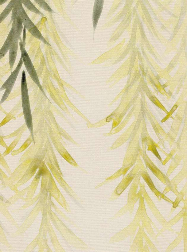 Willow, printed mural wallpaper by Paul Montgomery. Up-close detail shot.