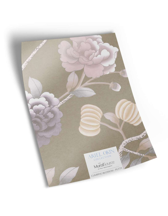 Climbing Blossom Sample | The Mural Source by Paul Montgomery