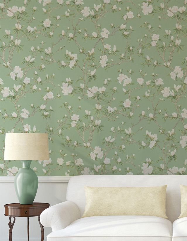 Azaleas in Chinoiserie