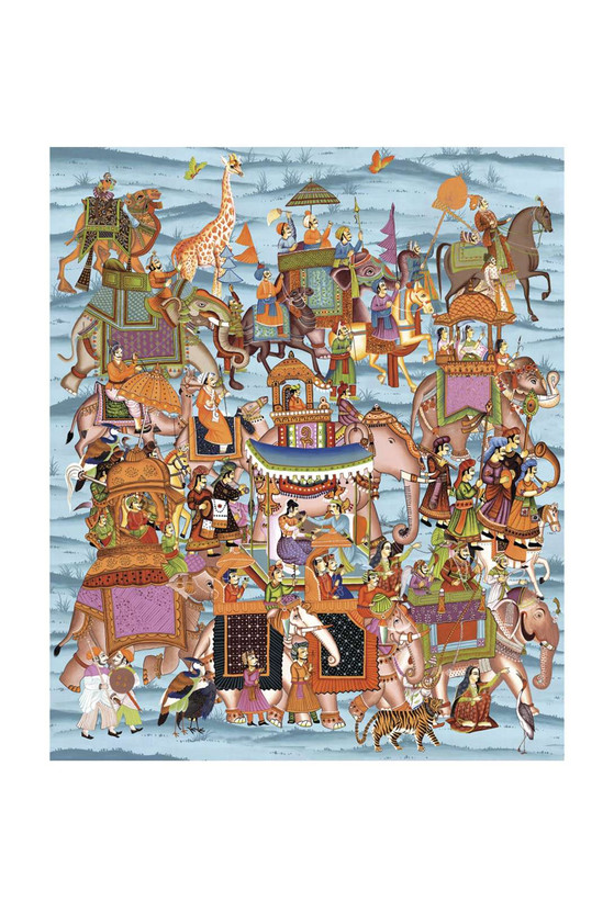 Moghul Procession | The Mural Source by Paul Montgomery
