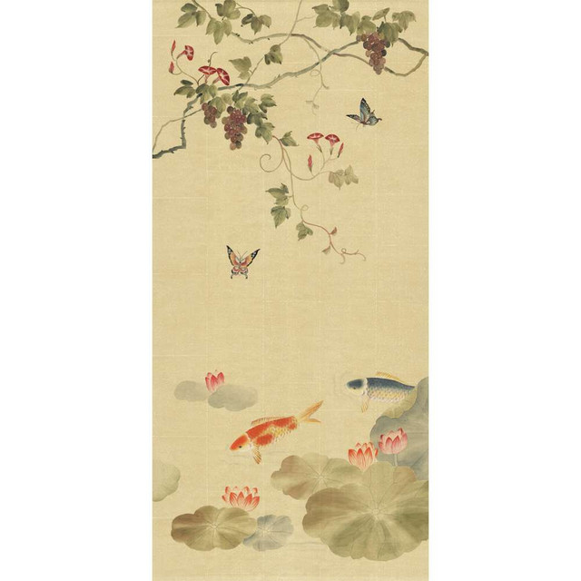 Lotus and Koi