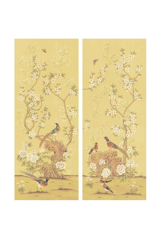 Pheasant Garden Golden | The Mural Source by Paul Montgomery