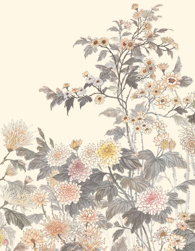 Chrysantha Hand-Painted  Original