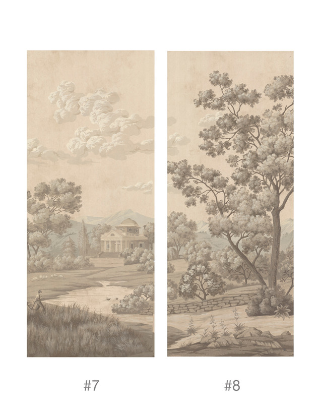 Virginia Sepia Hand-Painted  Original