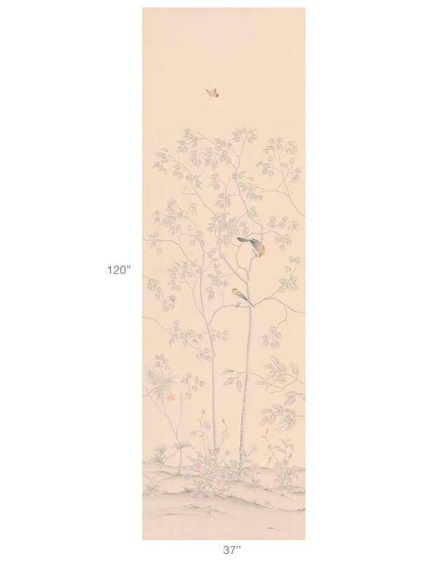 Aspen Pearl Hand-Painted  Silk Original