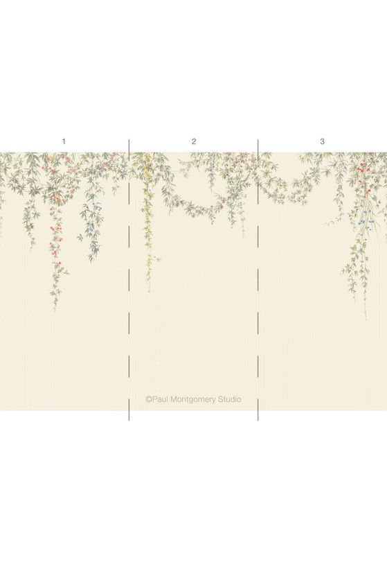 Cascade Florale Hand-Painted Original