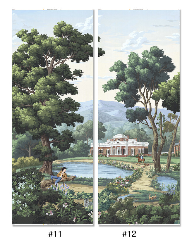 Jefferson Country Diptych Panels 11 and 12 Jefferson Country Diptych Panels 11 and 12