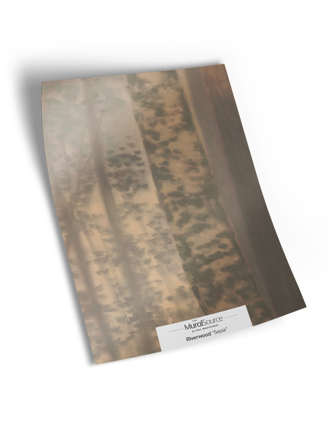 10" x 13" sample of Riverwood; full color panoramic
