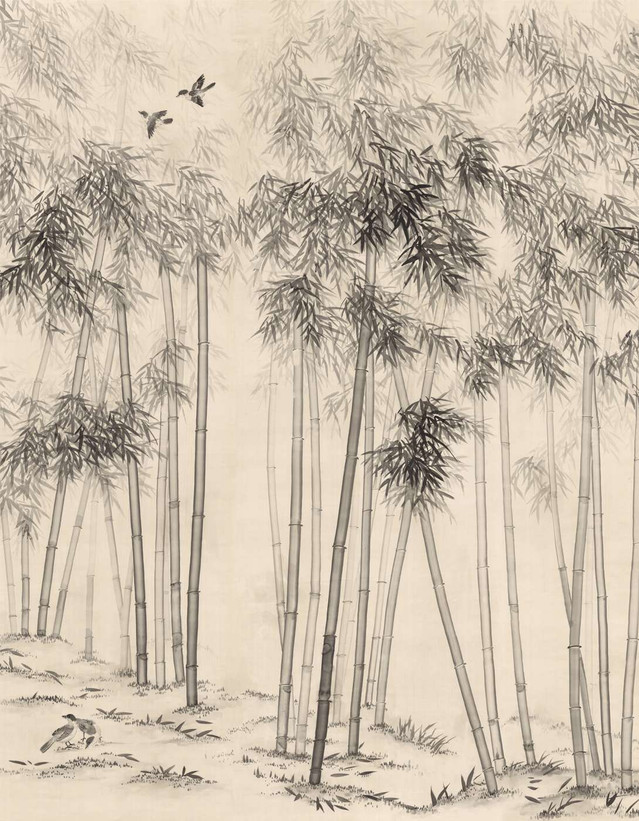 Bamboo in Mist
