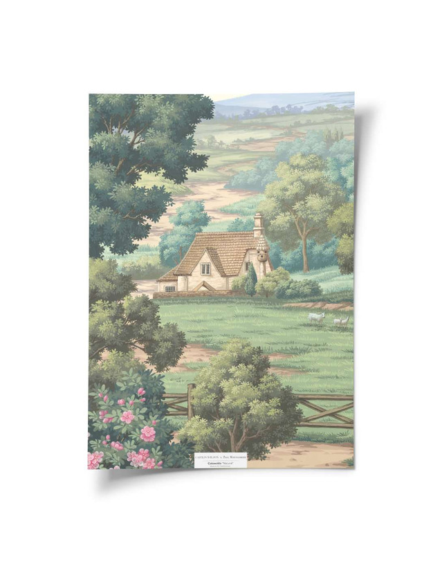 Sample of Cotswolds, a Printed Mural by Paul Montgomery