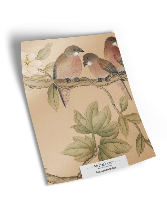 Bonmaison Beige Sample | The Mural Source by Paul Montgomery