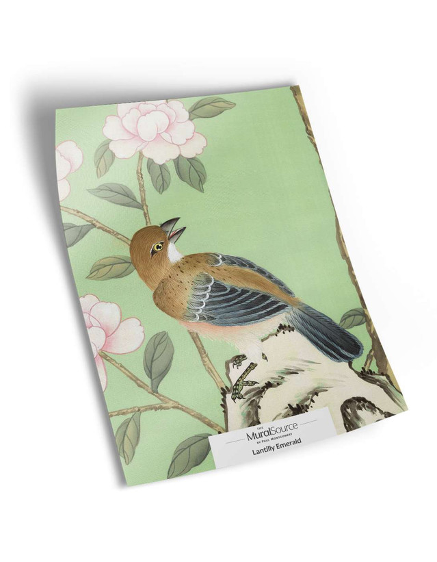 Lantilly Emerald Sample | The Mural Source by Paul Montgomery