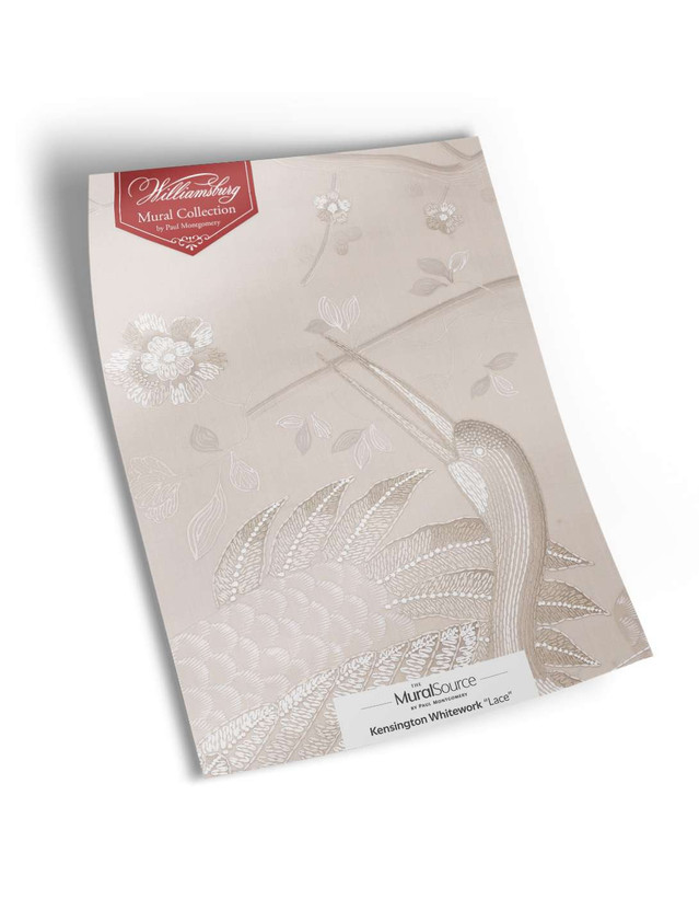 Kensington Whitework Sample | The Mural Source by Paul Montgomery