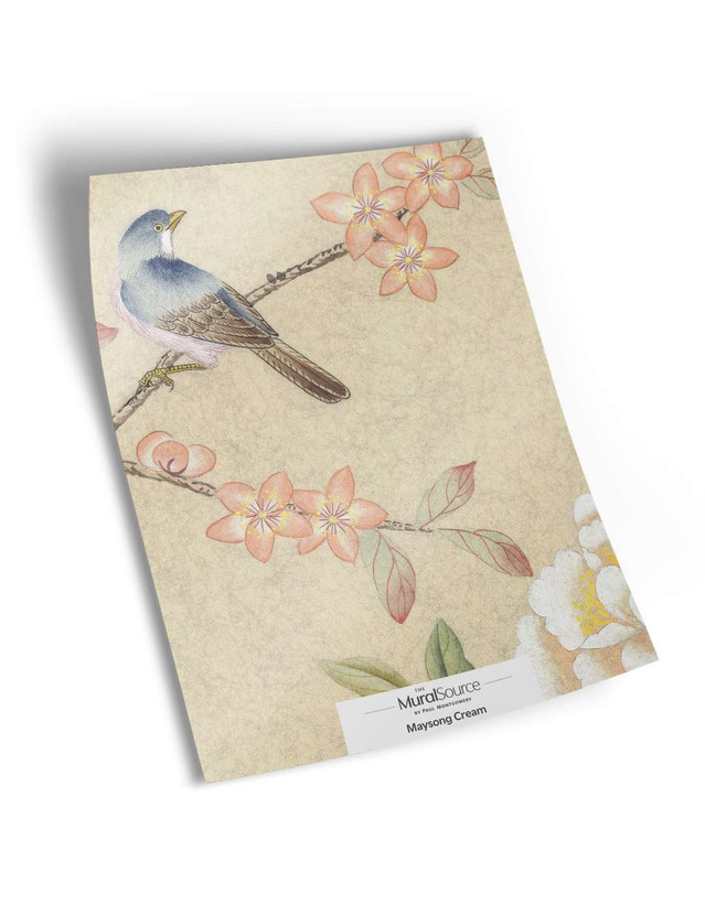 Maysong Cream Sample | The Mural Source by Paul Montgomery