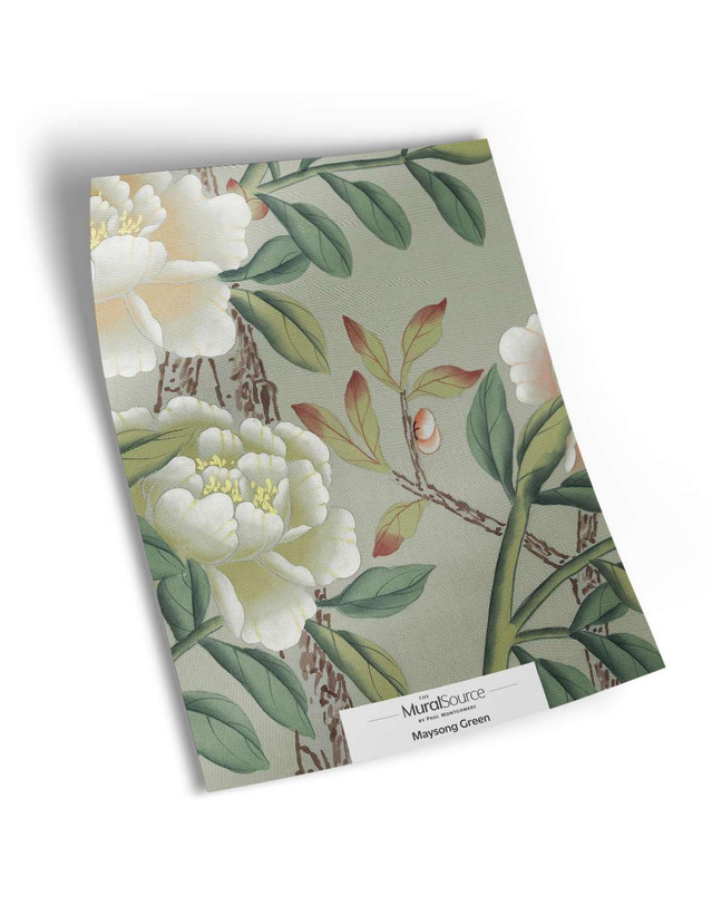 Maysong Green Sample | The Mural Source by Paul Montgomery
