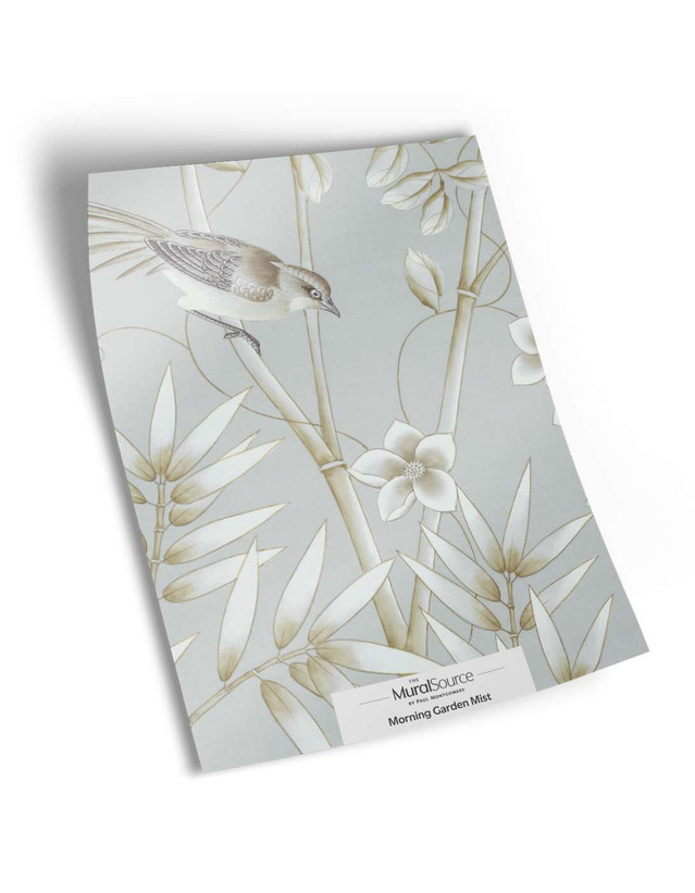 Morning Garden Mist Sample | The Mural Source by Paul Montgomery