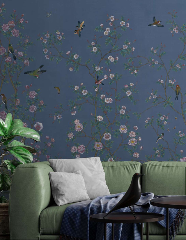 Roses Blue | The Mural Source by Paul Montgomery
