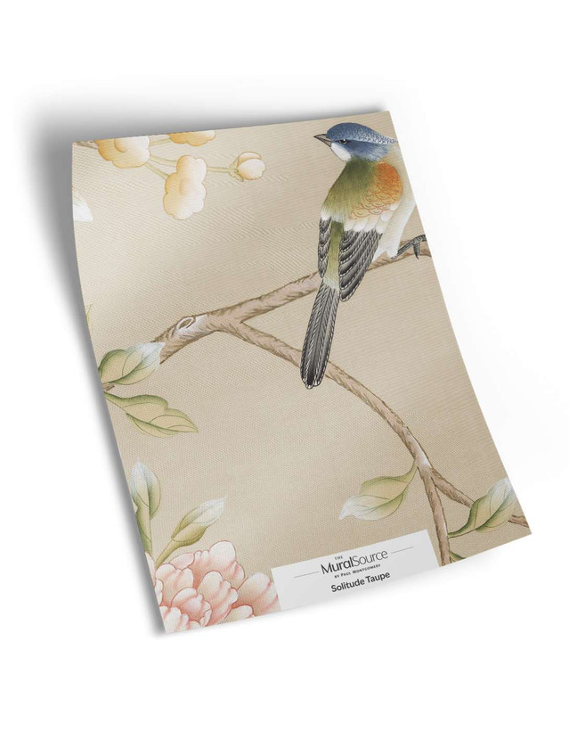 Solitude Taupe Sample | The Mural Source by Paul Montgomery