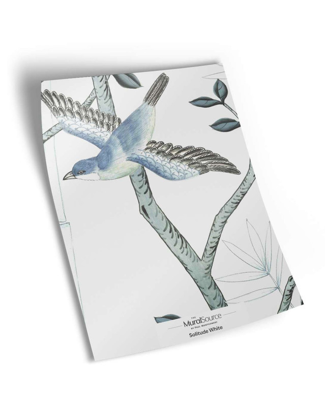 Solitude White Sample | The Mural Source by Paul Montgomery