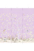 Lavena, printed mural wallpaper by Paul Montgomery. Lavender panel layout.