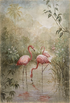 Three Flamingos (Large)