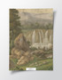 2' x 3' sample of Blue Ridge; antiqued panoramic