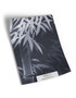 10" x 13" sample of Bamboo Forest; dark blue chinoiserie