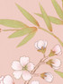 Chai Wan Triptych, printed mural wallpaper by Paul Montgomery. Rose detail shot.