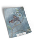 10" x 13" sample of Chanteur Antiqued; blue/grey chinoiserie