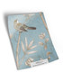 10" x 13" sample of Morning Garden Tea Paper; blue chinoiserie