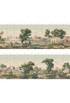 Passage to India, printed mural wallpaper by Paul Montgomery. Full Color panel layout.