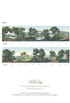 Regency Views, printed mural wallpaper by Paul Montgomery. Panel layout.