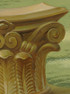 Romanesque, printed mural wallpaper by Paul Montgomery. Up-close detail shot.