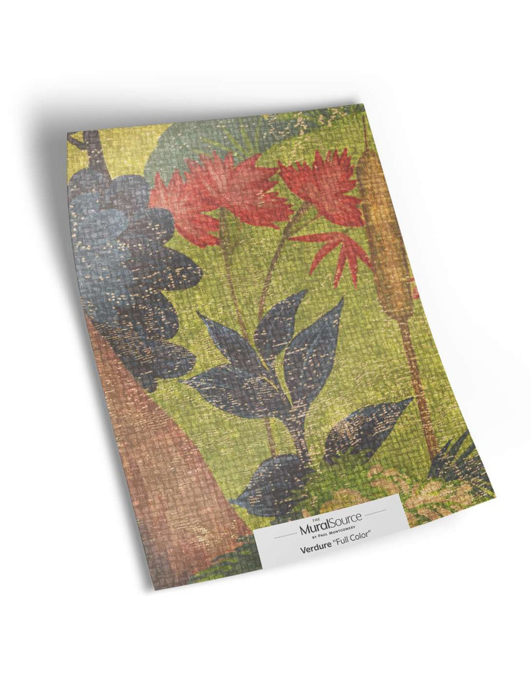 Verdure Tapestry Sample | The Mural Source by Paul Montgomery