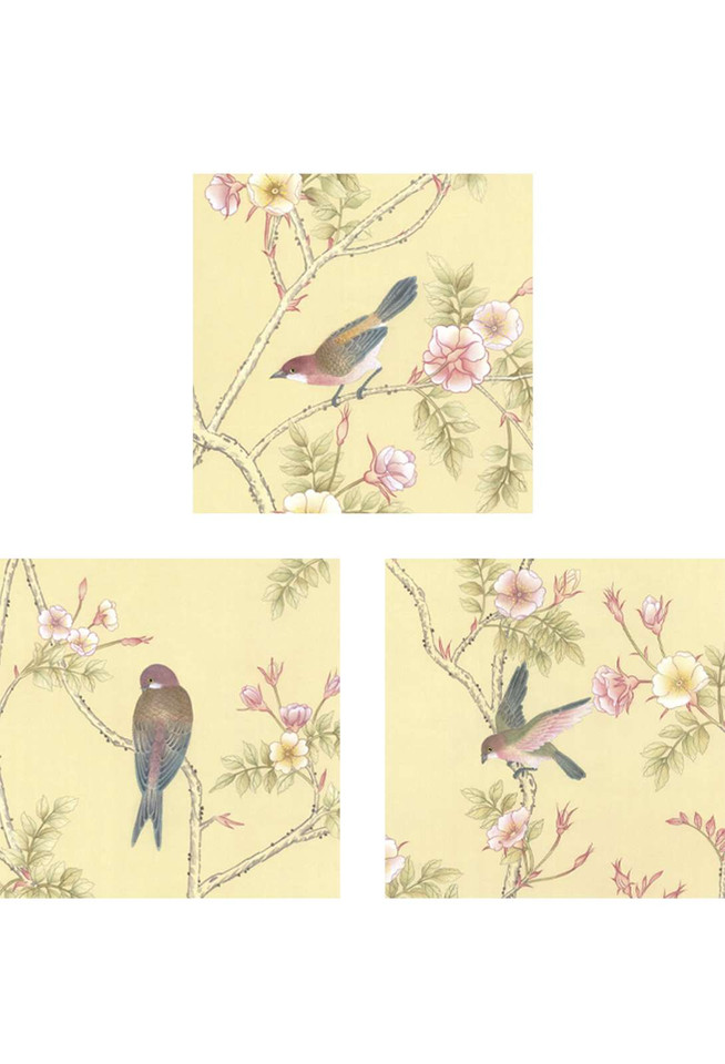 Birds & Roses | The Mural Source by Paul Montgomery