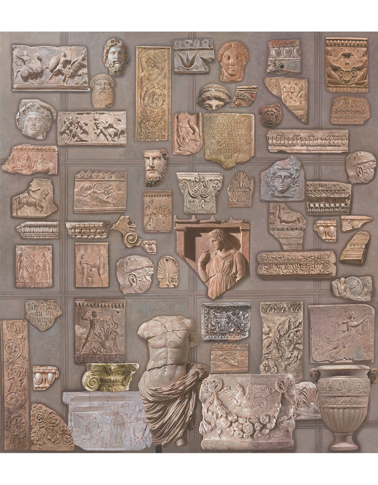 Artifacts Hand-Painted  Original