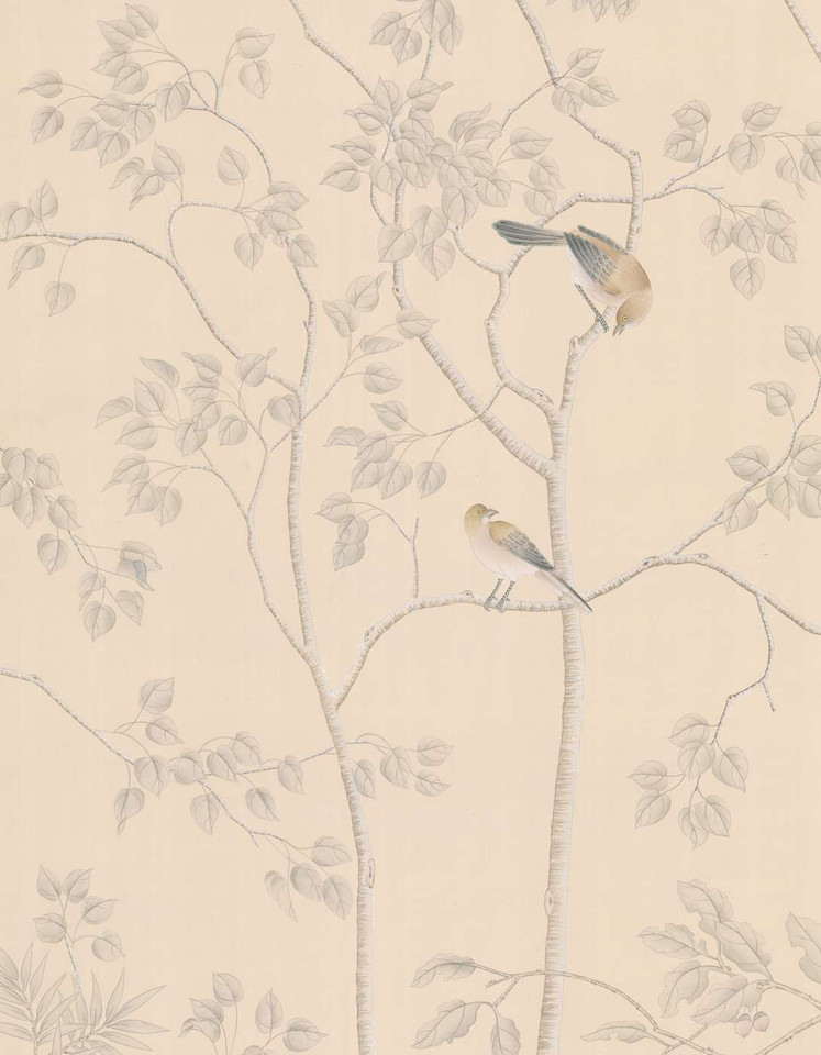 Aspen Pearl Hand-Painted  Silk Original