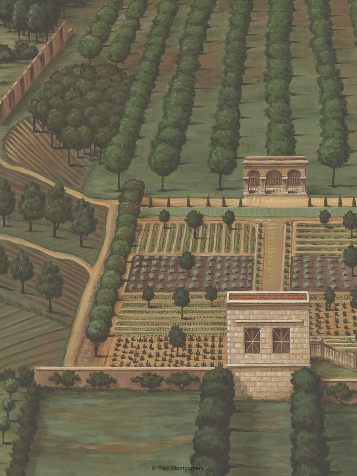 Queen Anne's Views Hand-Painted  Original