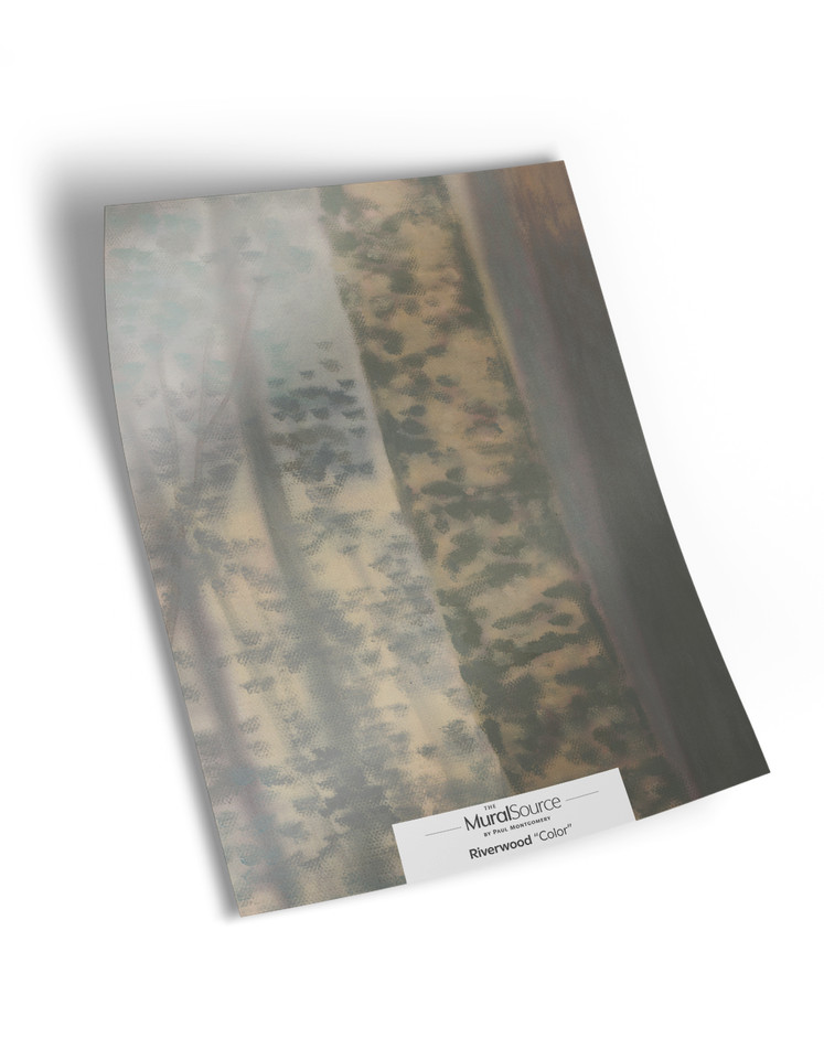 10" x 13" sample of Riverwood; full color panoramic