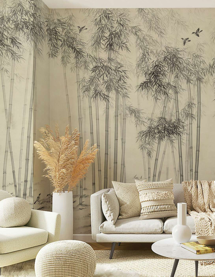 Bamboo in Mist