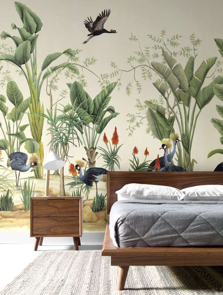 African Cranes | The Mural Source by Paul Montgomery