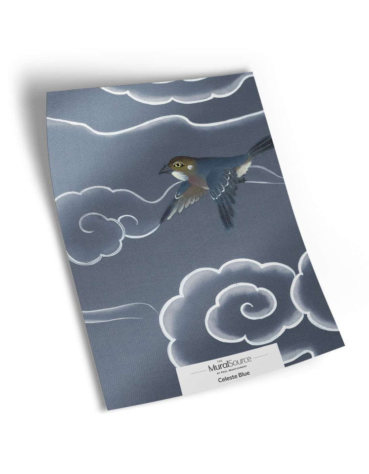 Celeste Blue Sample | The Mural Source by Paul Montgomery