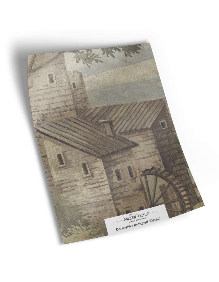 Derbyshire Antiqued Sample | The Mural Source by Paul Montgomery