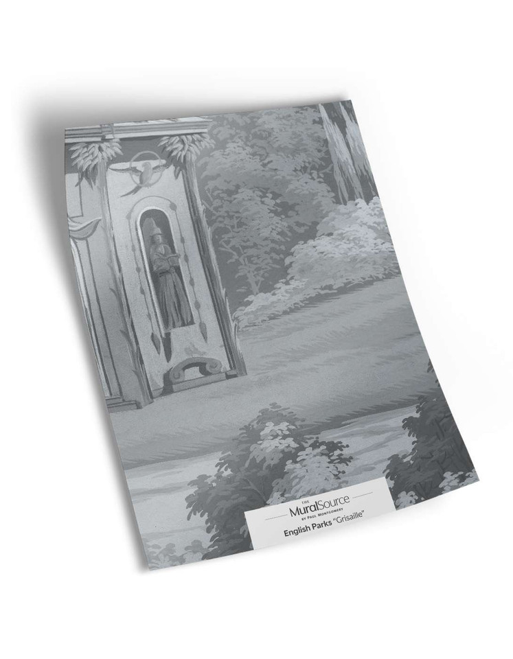 English Parks Grisaille Sample | The Mural Source by Paul Montgomery