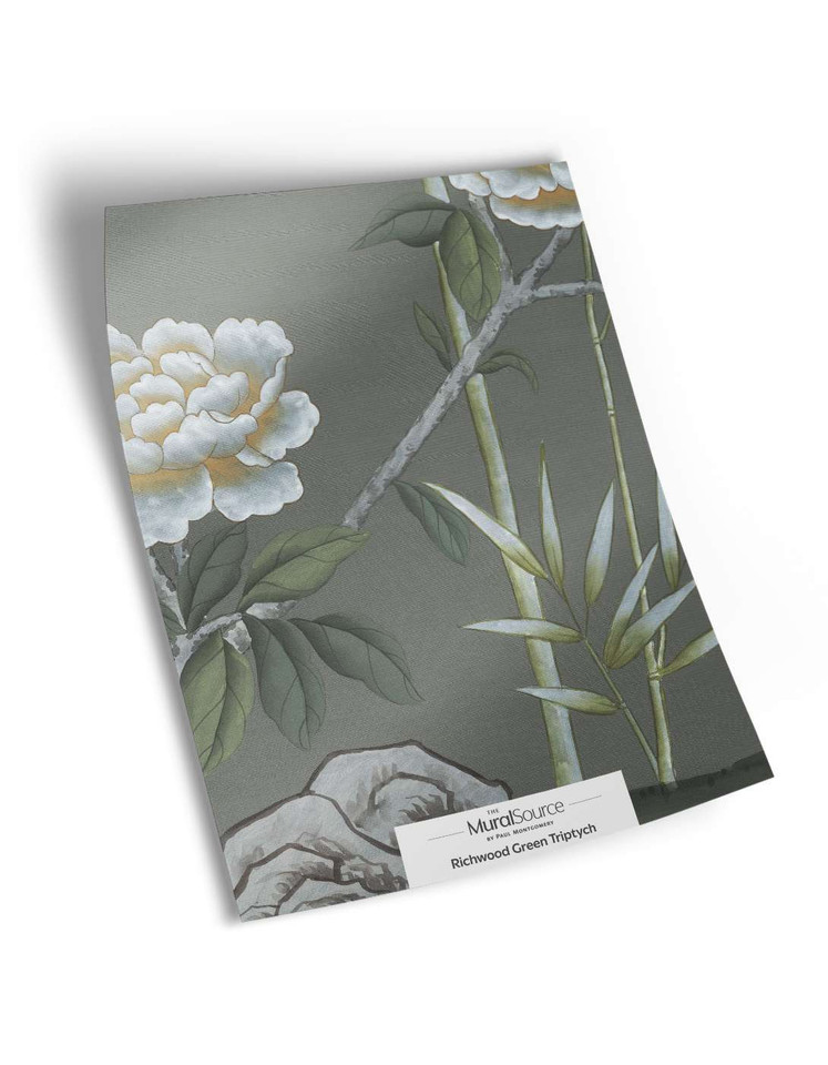 Richwood Green Triptych Sample | The Mural Source by Paul Montgomery