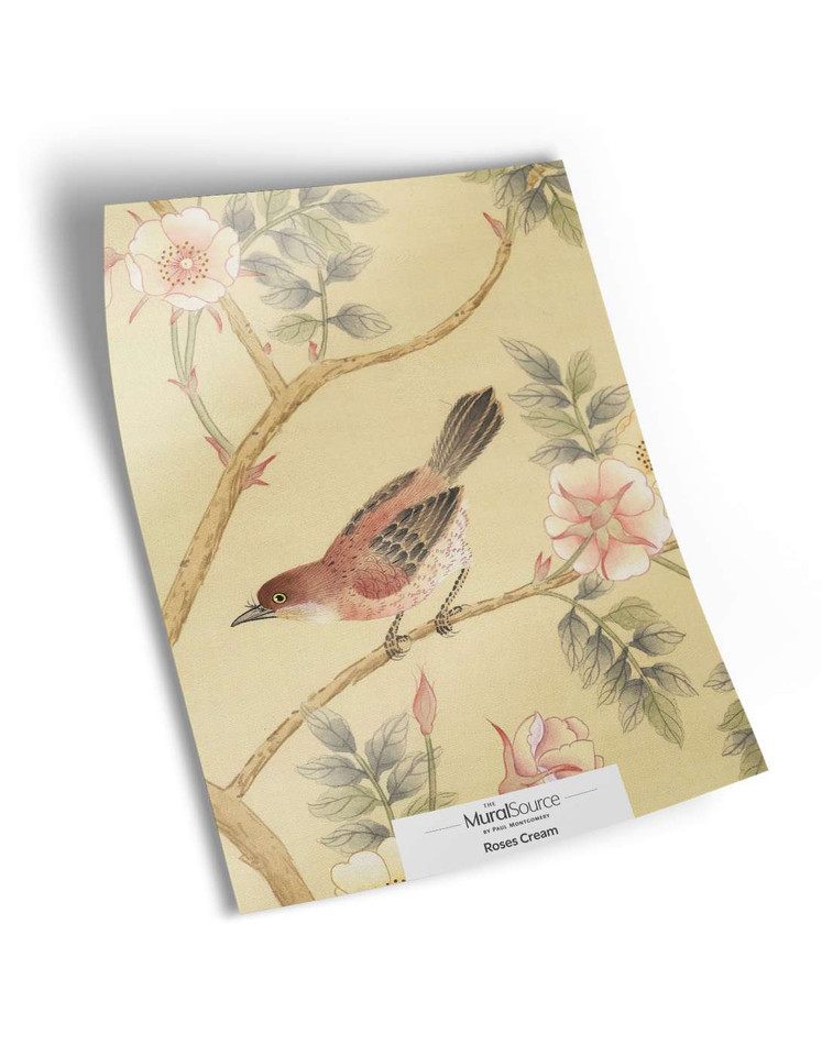Roses Cream Sample | The Mural Source by Paul Montgomery
