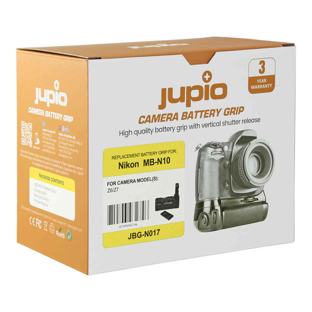 Jupio Battery Grip for Nikon Z5/ Z6/ Z7 (MB-N10)